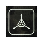 TAD Stencil Logo GITD Patch Triple Aught Design