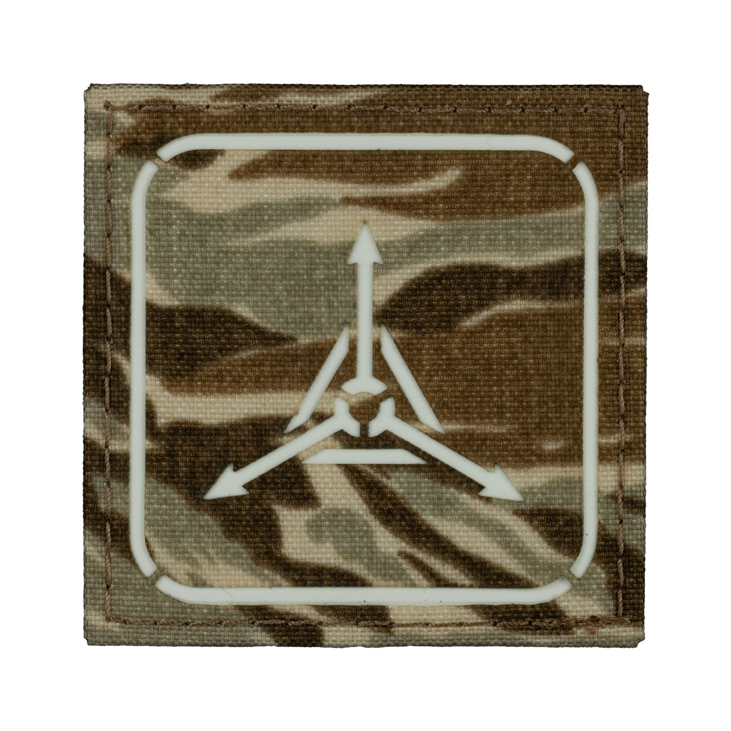 TAD Stencil Logo GITD Patch Triple Aught Design