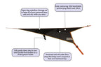 Tentsile T-Mini — Hamac 3 points 2 places, filet noir, vue 3