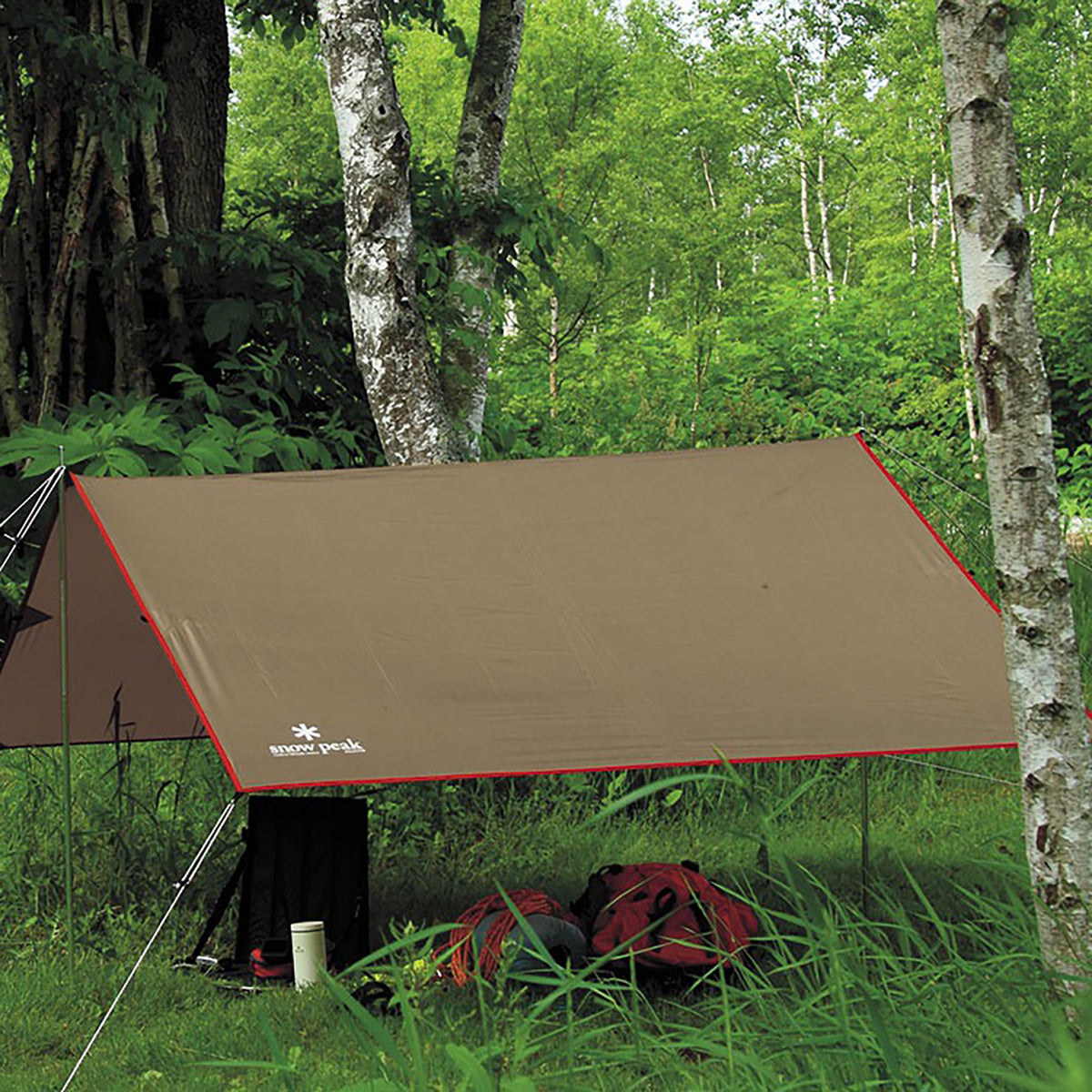 Mâts de tarp Snow Peak Light Tarp Pole 125 cm, lot de 2