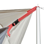 Set tarp feu de camp Snow Peak Takibi Tarp Hexa Set M