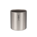 Mugs titane double paroi empilables Snow Peak H Stacking
