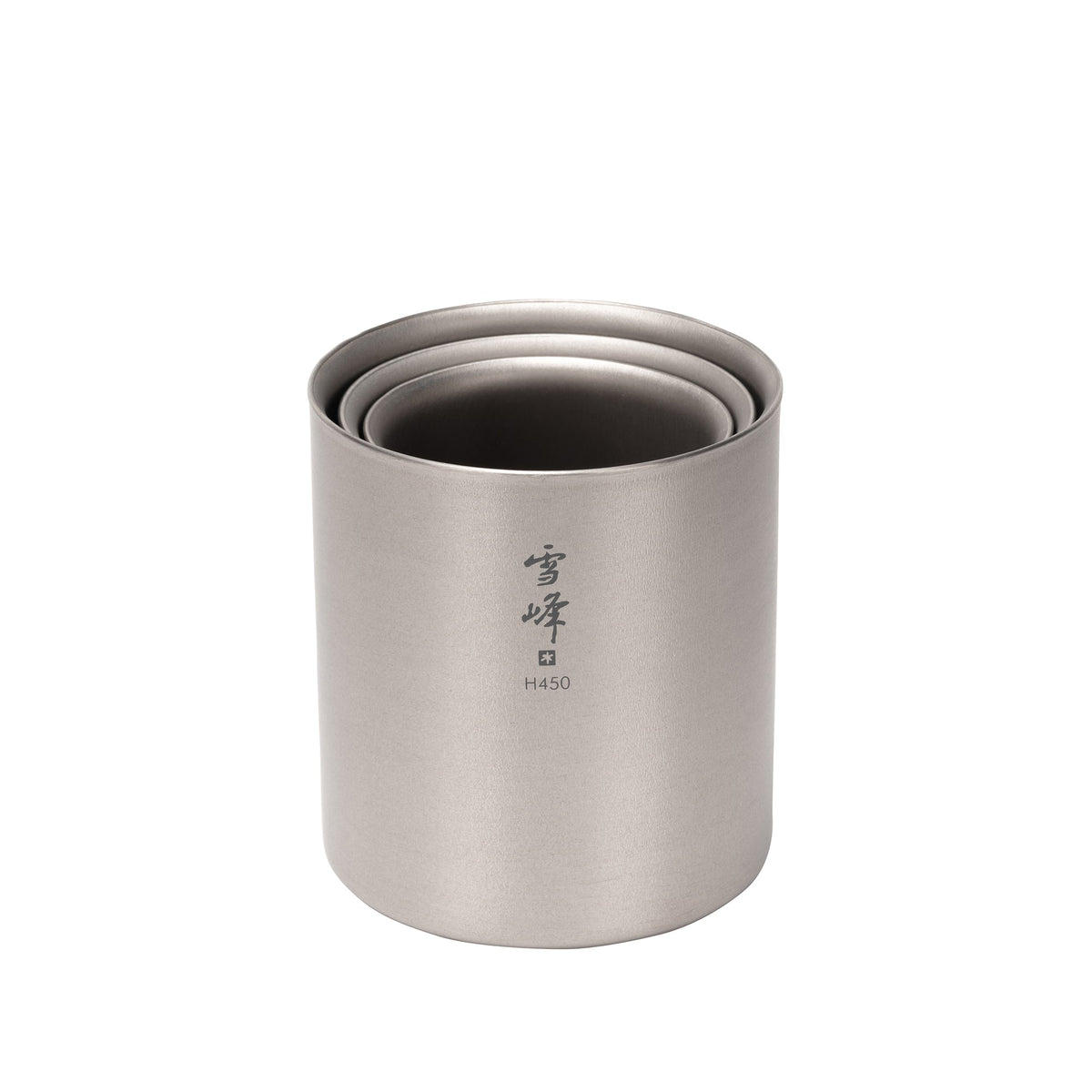 Mugs titane double paroi empilables Snow Peak H Stacking