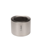 Mugs titane double paroi empilables Snow Peak Stacking Mug M