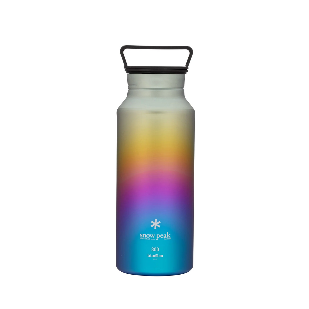 Bouteille Aurora en Titanium 800 Rainbow Snow Peak