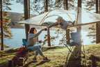 Tentsile Safari Stingray — Tente suspendue 3 places, suspendu entre trois arbres