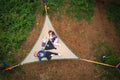 Tentsile Safari Trillium — Hamac 3 points 3 places, suspendu entre trois arbres