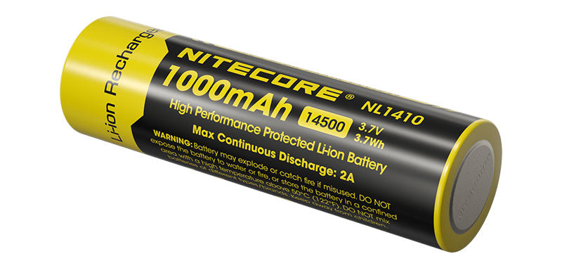 Accu 14500 Nitecore NL1410 1000 mAh