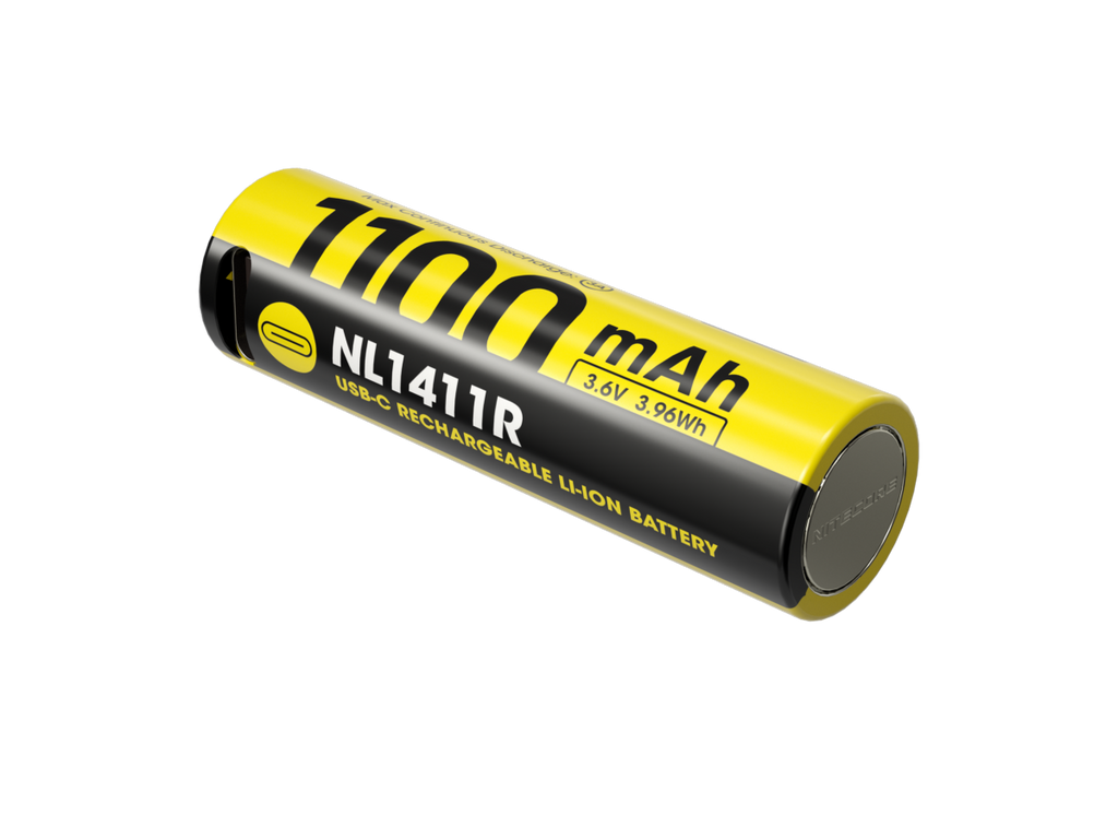 Accu 14500 Nitecore NL1411R 1100 mAh USB-C