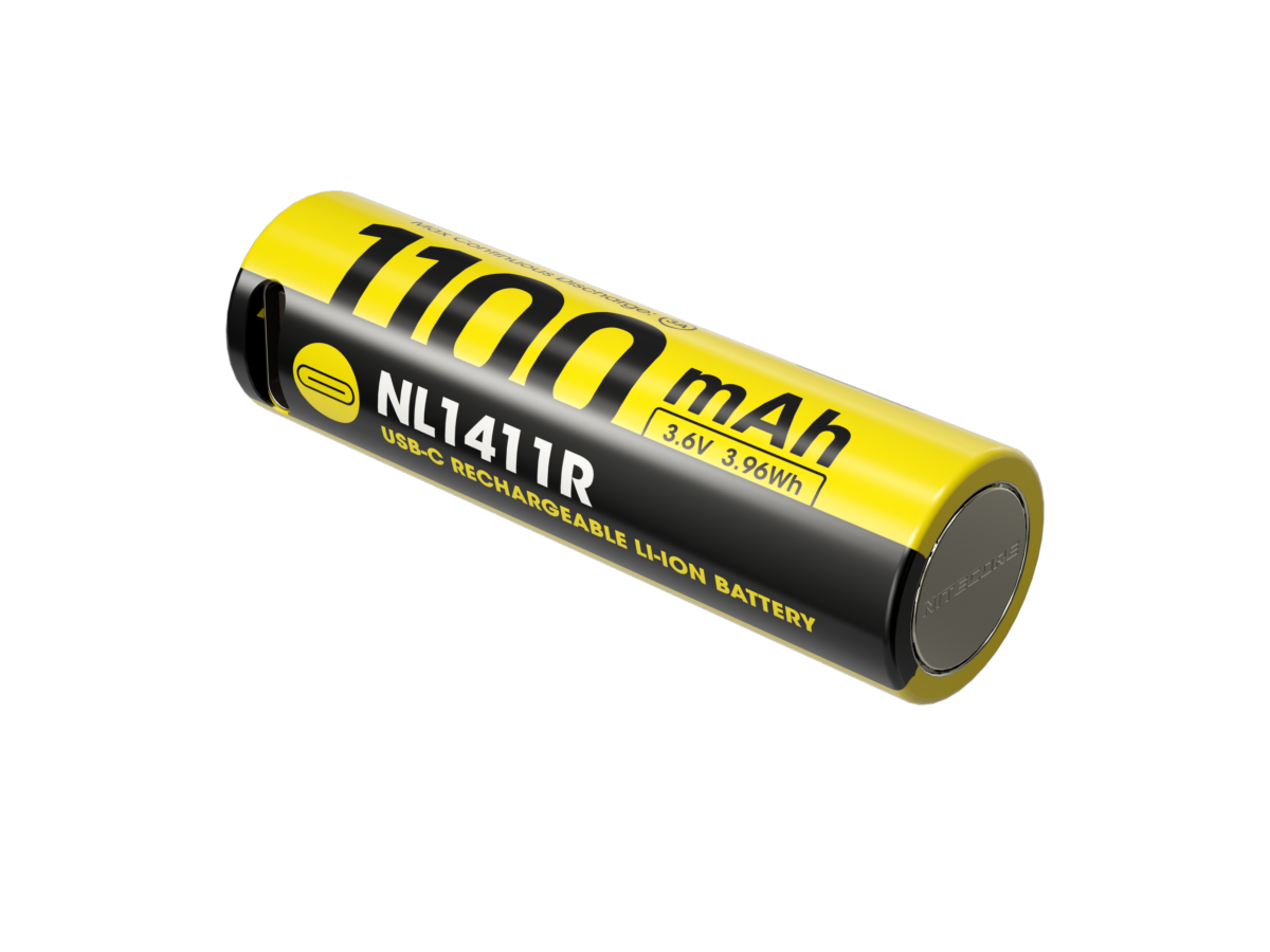 Accu 14500 Nitecore NL1411R 1100 mAh USB-C