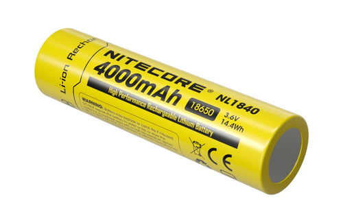 Accu 18650 Nitecore NL1840 4000 mAh