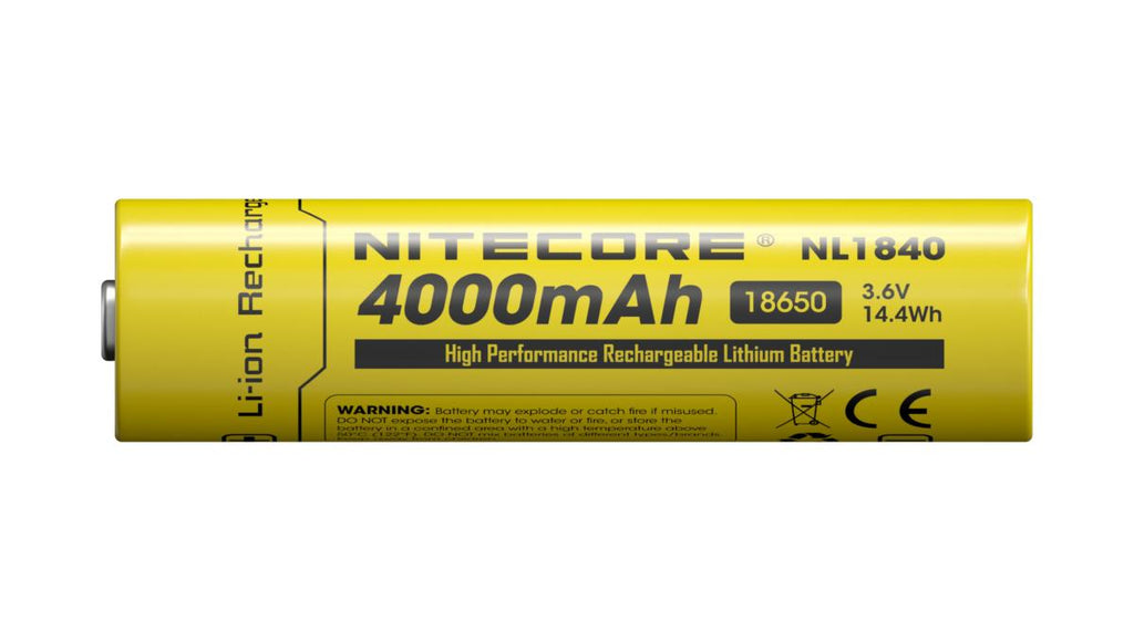 Accu 18650 Nitecore NL1840 4000 mAh