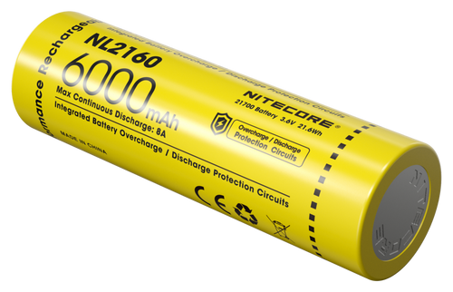 Accu 21700 Nitecore NL2160 6000 mAh USB-C