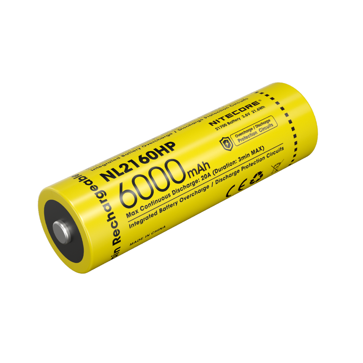 Accu 21700 Nitecore NL2160HP 6000 mAh 20 A