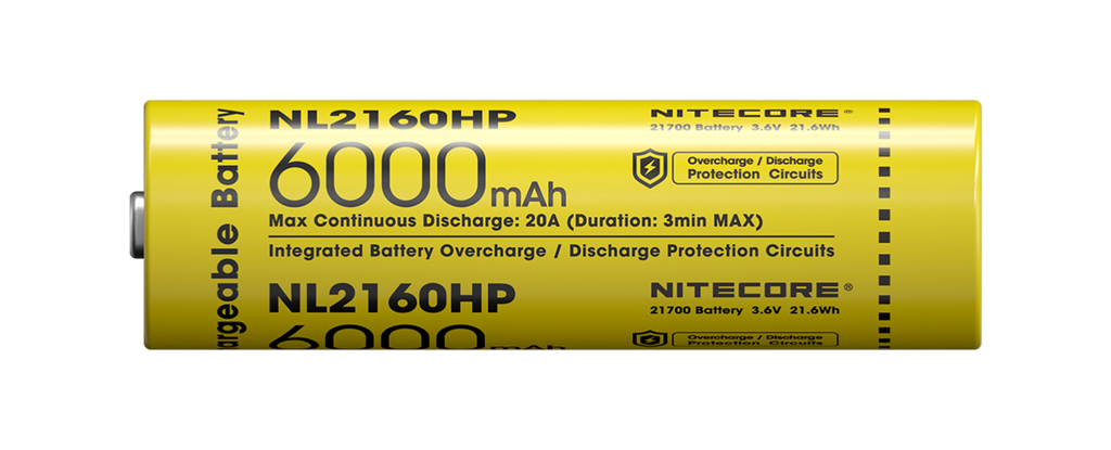 Accu 21700 Nitecore NL2160HP 6000 mAh 20 A