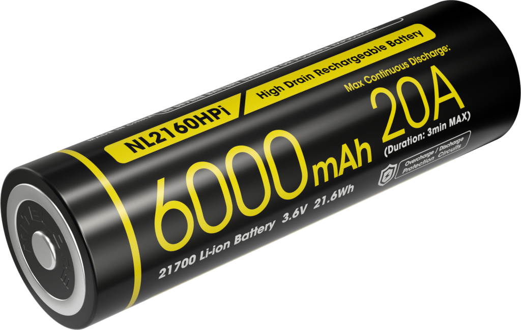 Accu 21700i Nitecore NL2160HPi 6000 mAh 20 A