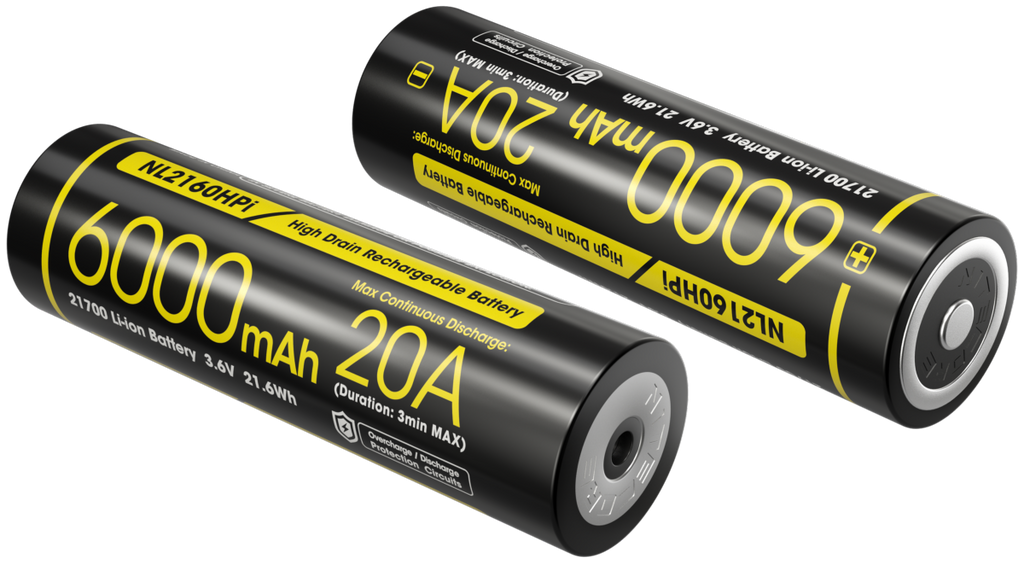 Accu 21700i Nitecore NL2160HPi 6000 mAh 20 A