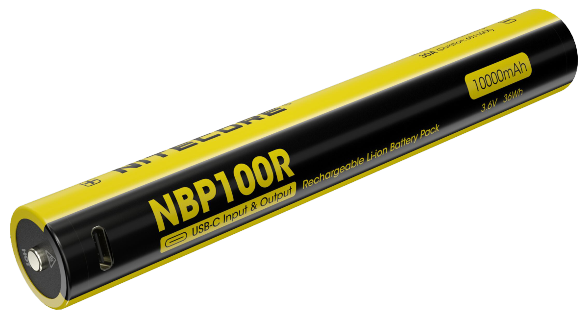 Accu Nitecore NBP100R 10 000 mAh pour MH40 Pro