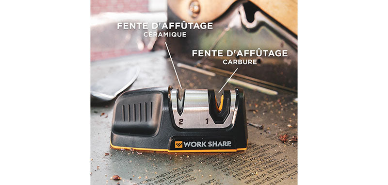 Affûteur manuel Work Sharp Kitchen Edge, céramique et carbure