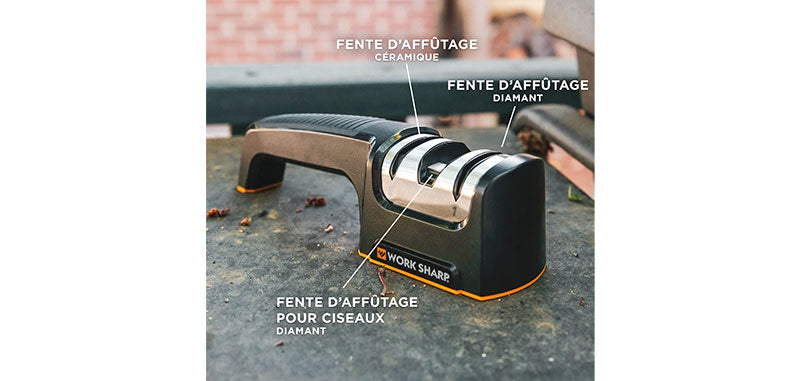 Affûteur manuel Work Sharp Pull Through - Diamant et Céramique