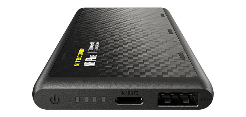 Batterie externe carbone Nitecore NB Plus 10 000 mAh