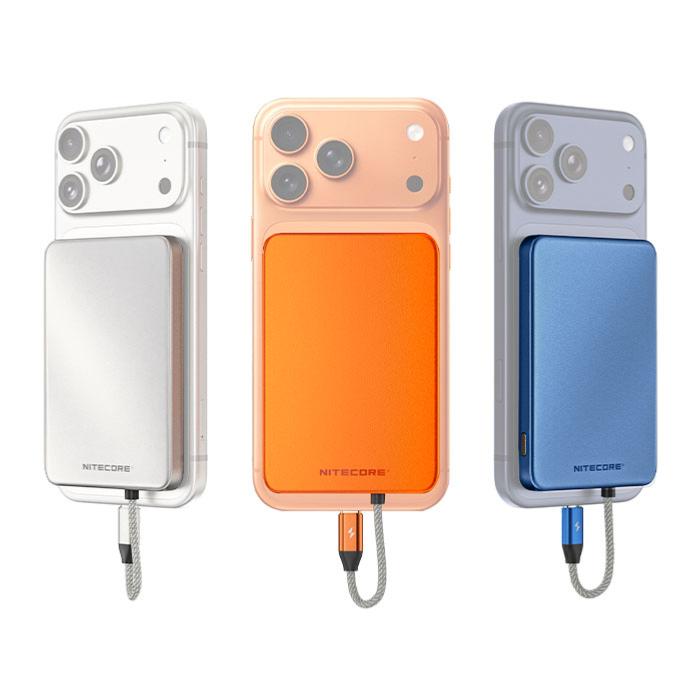 Batterie externe magnétique Nitecore Pocket 5 5000 mAh - Orange