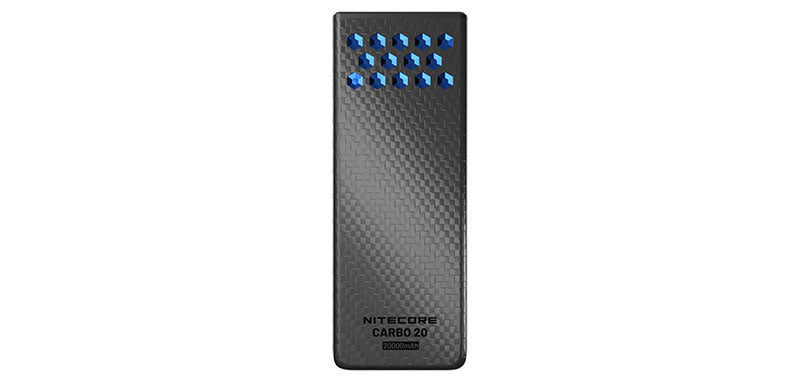 Batterie externe Nitecore Carbo20 20 000 mAh 65 W - Bleu