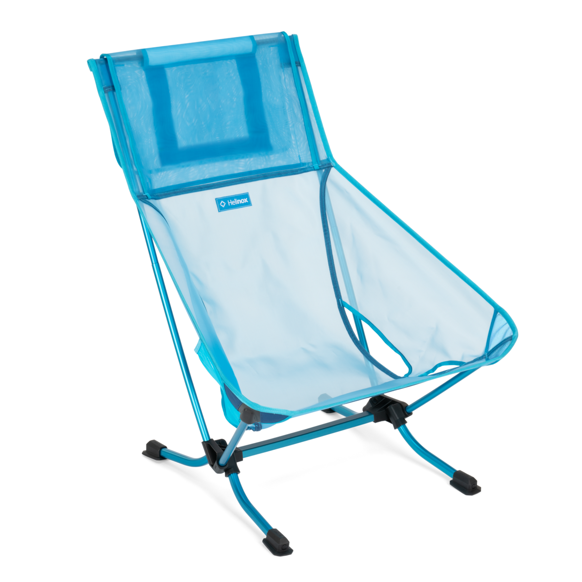 Chaise de plage Helinox Beach Chair (re) - Blue Mesh