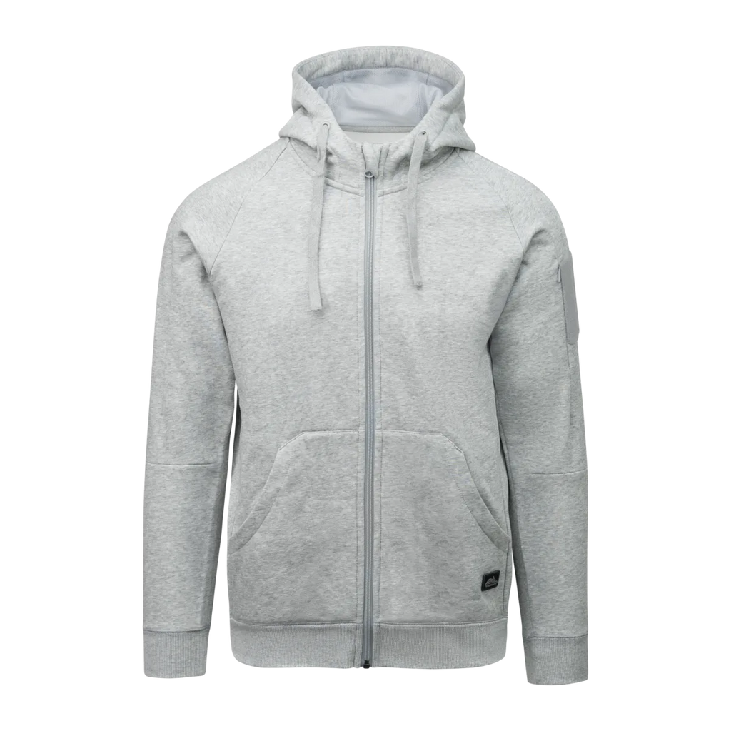Sweat zippé Urban Hoodie Lite - Light Grey Melange