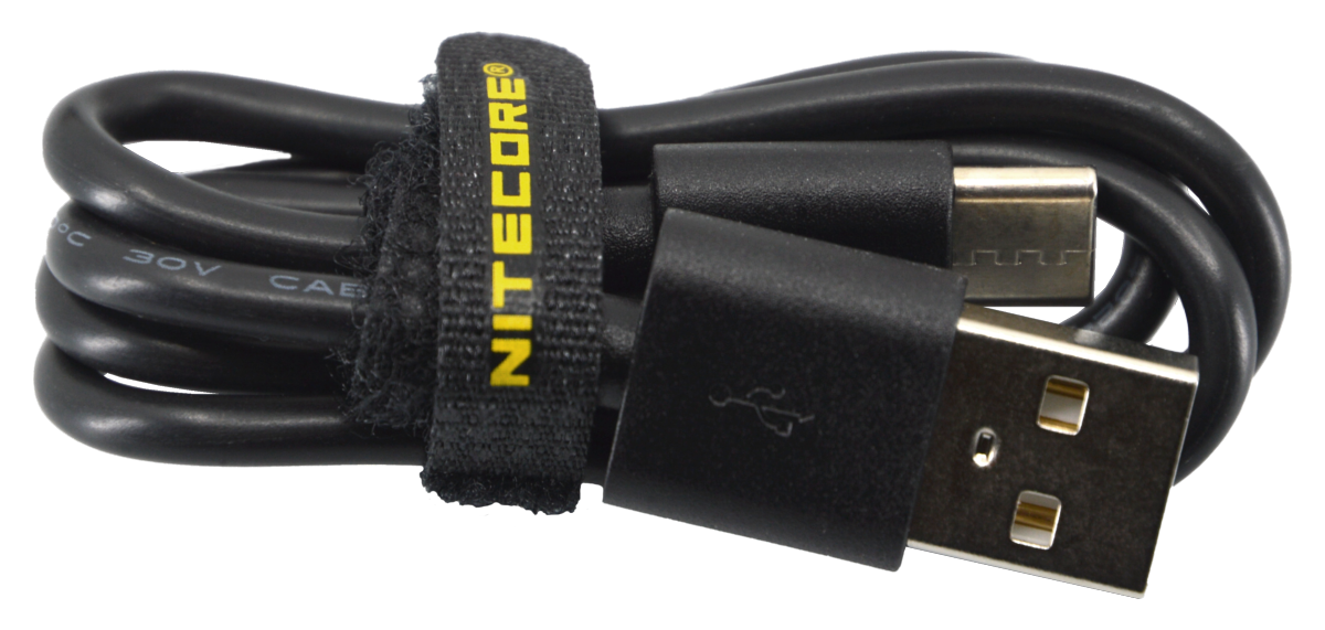 Câble USB-A vers USB-C Nitecore 50 cm