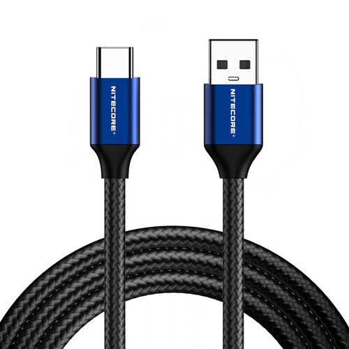 Câble USB-A vers USB-C Nitecore tressé 1 m