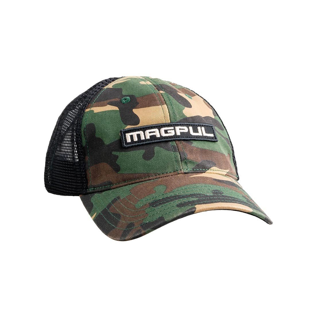 Casquette trucker Magpul Wordmark délavée camo