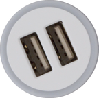Chargeur allume-cigare Nitecore deux ports USB