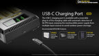 Chargeur d'accus Nitecore Ci4 quatre emplacements 3 A