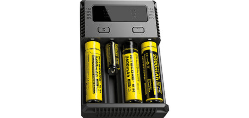 Chargeur d'accus Nitecore New i4 quatre emplacements