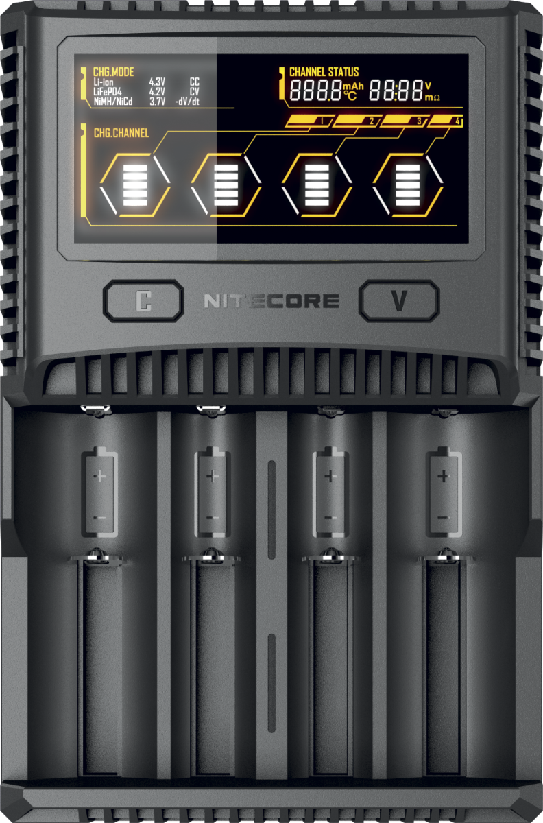 Chargeur d'accus Nitecore Superb Charger SC4