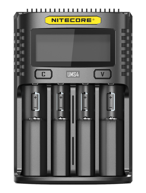 Chargeur d'accus Nitecore UMS4 quatre emplacements USB
