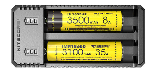 Chargeur nomade Nitecore UI2 deux accus micro-USB