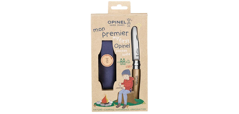 Coffret Mon Premier Opinel avec étui cuir