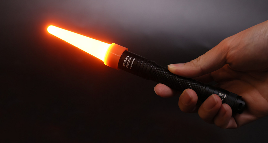Cône orange Nitecore pour lampe de 20 mm