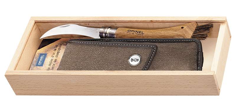 Couteau à champignons Opinel N°08 en coffret plumier