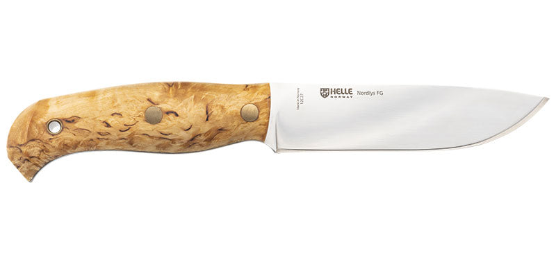 Couteau à lame fixe Helle Nordlys FG (Flat Grind)