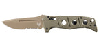 Couteau automatique Benchmade Auto Adamas Cru Wear - G10 olive, lame marron
