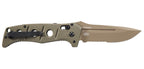 Couteau automatique Benchmade Auto Adamas Cru Wear - G10 olive, lame marron