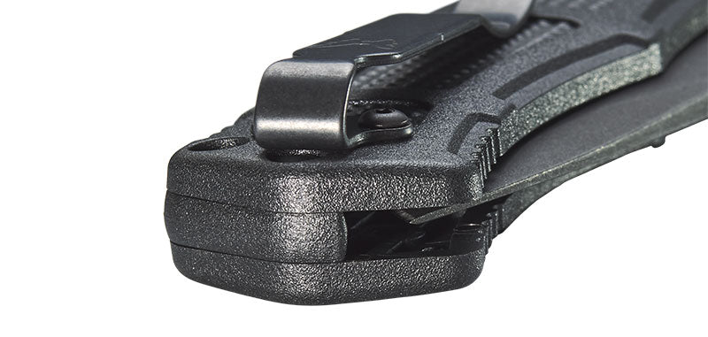 Couteau automatique Benchmade Claymore - Manche grivory/acier noir, CPM D2, tranchant lisse, lame de 86 mm, lame drop point