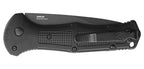 Couteau automatique Benchmade Claymore - Manche grivory noir, CPM D2, tranchant lisse, lame de 86 mm, lame drop point