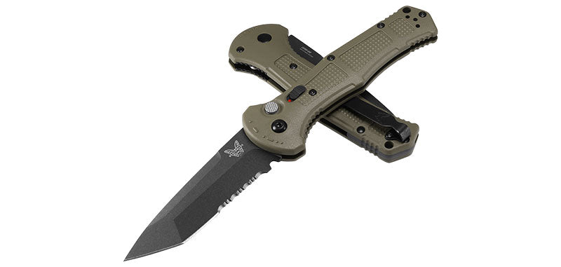 Couteau automatique Benchmade Claymore vert OD