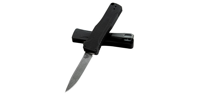 Couteau automatique Benchmade OM - Lame blanche