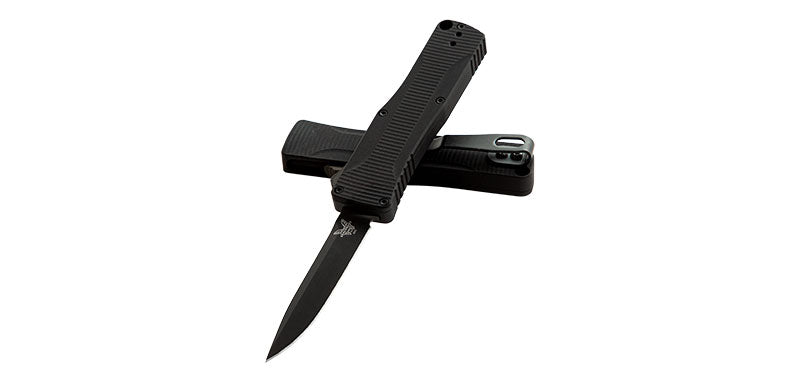 Couteau automatique Benchmade OM - Lame noire