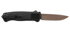 Couteau automatique Benchmade Shootout CF-Elite - Drop point, Cru Wear